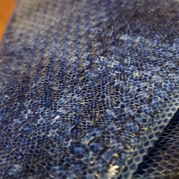 VINTAGE Genuine Snakeskin Clutch - Picture 7 of 8